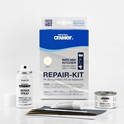 Cramer Bath and Kitchen Enamel Repair Kit (Biscuit)