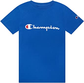 Champion Boys Short Sleeve Logo Tee Shirt