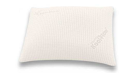 Snuggle-Pedic Supreme Plush Ultra-Luxury Hypoallergenic Bamboo Shredded Gel-Infused Memory Foam Pillow Combination with Adjustable Fit & Zipper Removable Kool-Flow Cooling Pillow Cover (Standard)