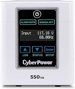 CyberPower M550L Medical-Grade UPS System, 550VA/440W, 4 Outlets, AVR, Tower