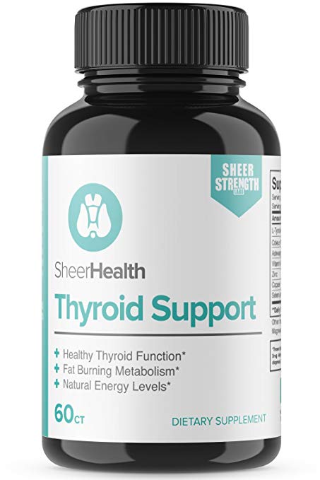 Sheer Natural Thyroid Support Supplement, Sheer Strength Labs