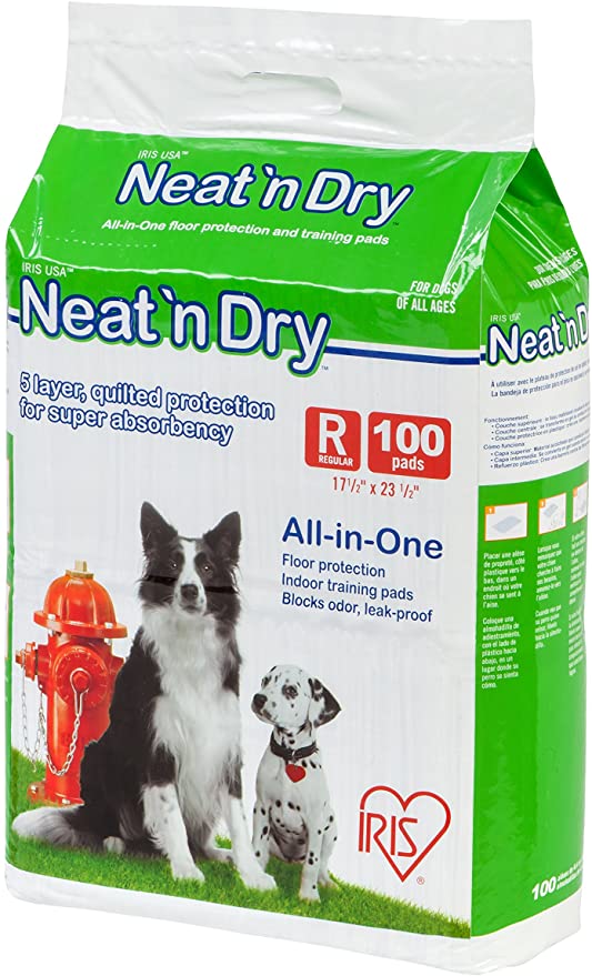 IRIS USA Neat n' Dry Pet Training Pads