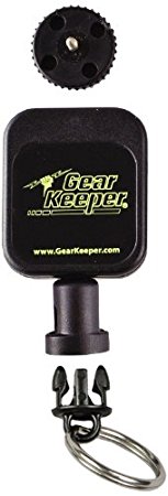 Gear Keeper RT5-2102 Micro Retractor "Super Zinger" Threaded Stud Mount with Q/C Split Ring Accessory