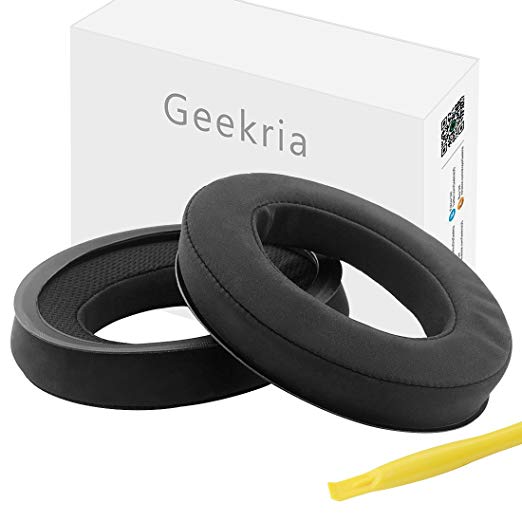 Geekria Earpads for Sennheiser HD515, HD555, HD595, HD518 Headphones Replacement Ear Pad/Ear Cushion/Ear Cups/Ear Cover/Earpad Repair Parts (Lamy velvet)