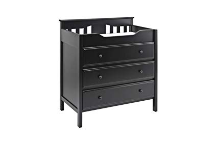 Jayden 3 Drawer Changer Dresser in Ebony