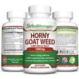 Premium Horny Goat Weed With Female and Male Enhancement Herbs - Complete Formula Of Horny Goat Weed Extract Maca Root Ginseng Saw Palmetto and Tongkat Ali - Horney Goat Weed For Libido Support