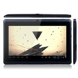 7 inch Allwinner A33 Dual Core Cortex A7 15GHz Android 442 Kitkat 512M Ram 8G Storage Dual Camera WIFI Tablet PC Pad Black