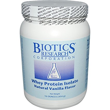 Biotics Research Corporation, Whey Protein Isolate, Natural Vanilla Flavor, 16 oz (454 g)