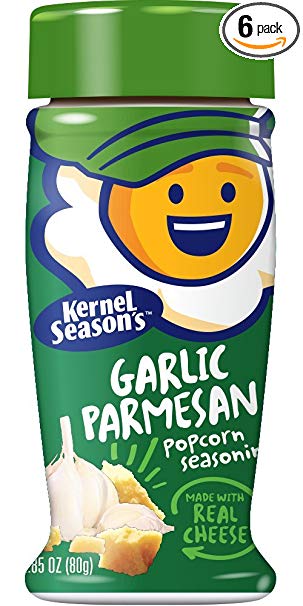 Kernel Season's Popcorn Seasoning, Parmesan & Garlic, 2.85 Ounce (Pack of 6)