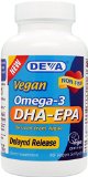 Deva Nutrition Deva Vegan DHA-EPA Delayed Release 90 Count