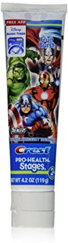 Crest Pro Health Stages Kids Toothpaste, Avengers, 4.2 Ounce, (Pack of 2)