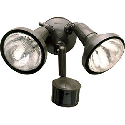All-Pro MS185R, 180° Motion sensor, 300 Watt PAR security floodlight with lamp covers