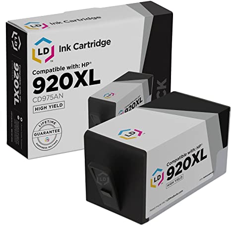 LD Compatible Ink Cartridge Replacement for HP 920XL CD975AN High Yield (Black)