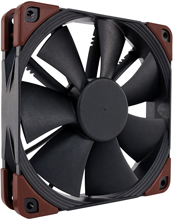 Noctua NF-F12 iPPC 2000 PWM, Heavy Duty Cooling Fan, 4-Pin, 2000 RPM (120mm, Black)