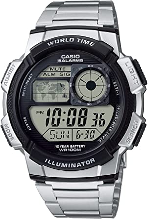 Casio Men's Sport Multi-Function Dial Watch Grey AE1100W-1A