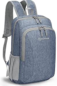 ZOMAKE Lightweight Backpack 10L - Small Daypack Hiking Backpack Ultra Light Daypack Travel Backpack Comping Daybag for Cruise(Navy Blue)