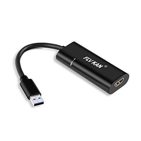 Usb 3.0 to HDMI Video External Graphics Card for Multiple Monitors upto 2048 x 1152 (Supports Windows 10)
