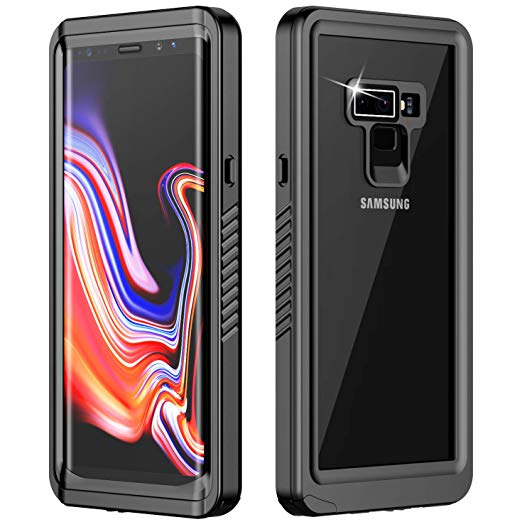 Temdan Samsung Galaxy Note 9 Case 6.4 inch,2019 Designed 360 Full-Body Built in Screen Protector Real Heavy Duty Rugged Shockproof Dustproof Case Support Wireless Charging for Samsung Galaxy Note 9