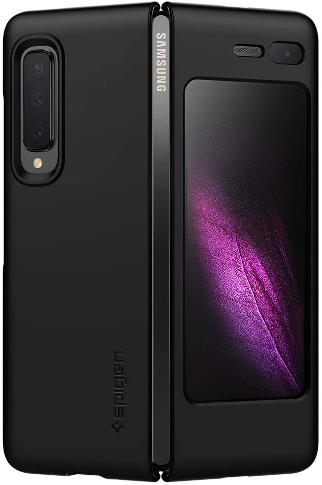 Spigen Thin Fit Designed for Samsung Galaxy Fold Case (2019) - Matte Black