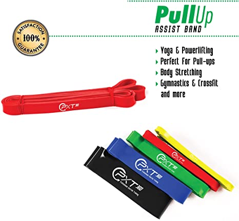 Pull Up Bar Assist Band By PXT360: Varying Levels Of Resistance, Home Gym Equipment For Strength Training, Crossfit, Arms And Legs Exercises