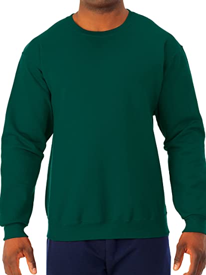 Jerzees Men's Navy Adult Crew Sweatshirt