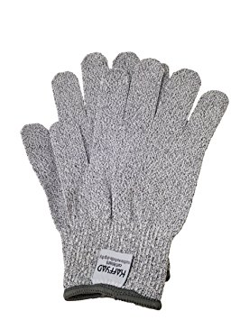 Kaffyad L2PK Level 5 Cut Resistant Kitchen & Work Safety Gloves, Protection from Knives, Mandolins & Graters, Best for Cutting Meat, Filleting Fish or Shucking Oysters, Large, 2 Piece