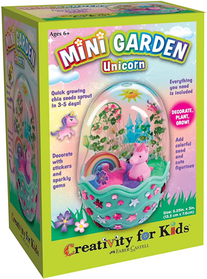 Creativity for Kids Mini Magical Unicorn Garden - Unicorn Gardening Crafts for Kids