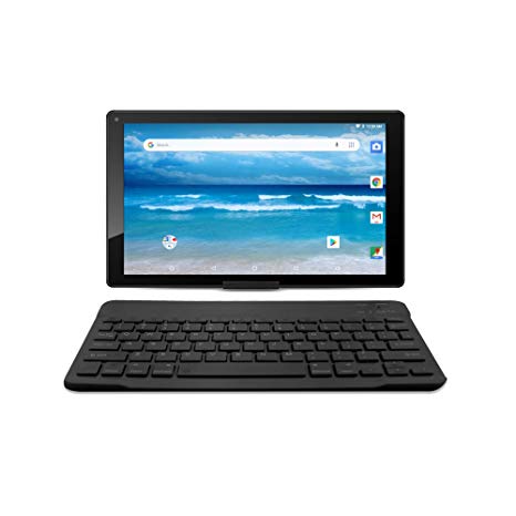 10.1 inch Android 8.1 Oreo, HD Tablet by Azpen Google Certified, Bonus- Bluetooth Keyboard, Case and Stand Included (Black)