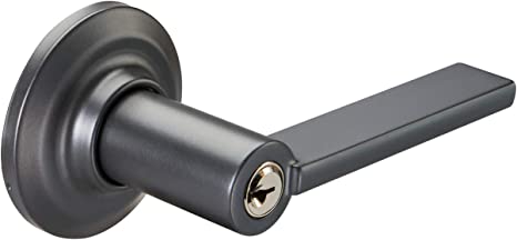 Yale Security D540VS01 Valdosta Lever, Entry (Locking), Black Suede