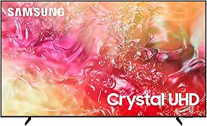 Samsung DU7100 55" Crystal UHD SmartTV, With Crystal Processor 4K, PurColour, Object Tracking Sound Lite, Gaming Hub, Smart TV powered by Tizen, UE55DU7100KXXU, UK Model (2024)