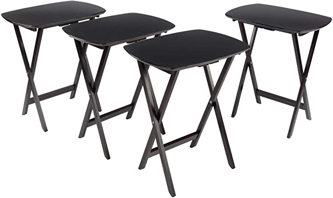 Winsome Wood TV Table, Dark Espresso Finish, Set of 4