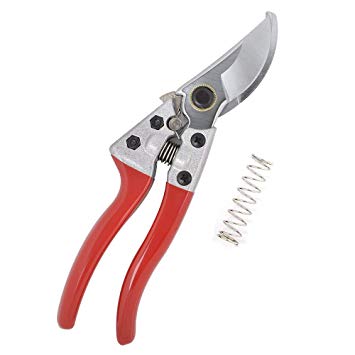Professional Sharp Bypass Pruning Shears, Japanese SK-5 Steel Blade, Imported Spring, Razor Sharp Tree Rose Trimmers, Plant Secateurs, Hand Pruners, Garden Shears, Lightweght Clippers for Gardening