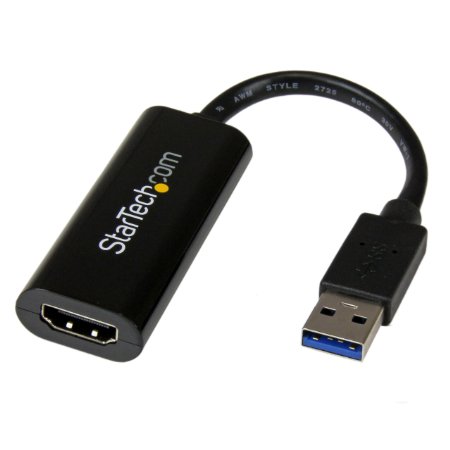 StarTech Slim USB 3.0 to HDMI External Video Card  Multi Monitor Adapter (USB32HDES)