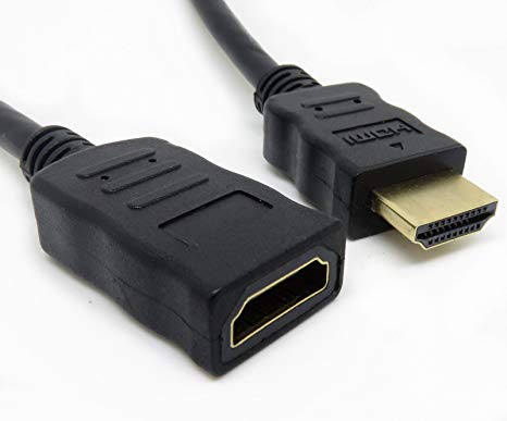 0.5M HDMI EXTENSION Cable Extender Lead Male to Female 4K Ultra HD @ 60hz
