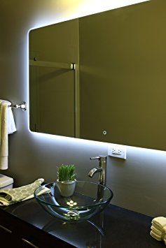 Windbay Backlit Led Light Bathroom Vanity Sink Mirror. Illuminated Mirror. (48")