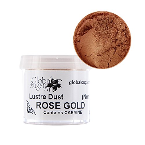 Rose Gold Luster Dust by Global Sugar Art