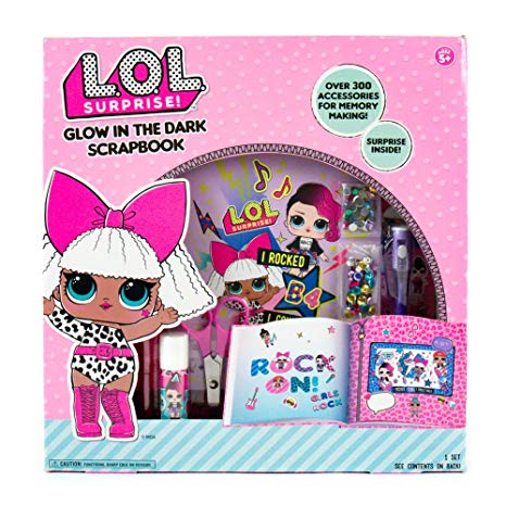L.O.L. Surprise Glow-In-The-Dark Scrapbook by Horizon Group USA