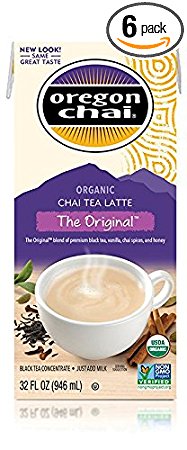 Oregon Chai Concentrate, Original, 32-Ounce Boxes (Pack of 6)