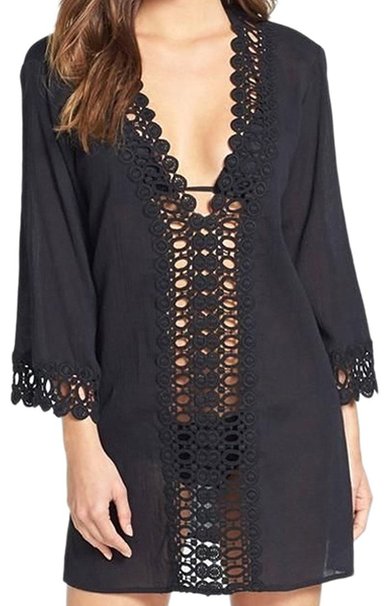 Angerella Womens Swimsuit Cover-Up Macrame Beach Cover Up Dress