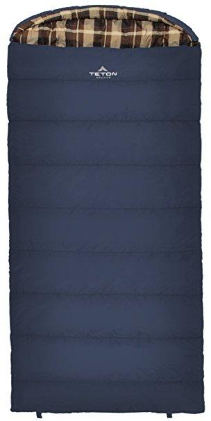 TETON Sports Celsius XL -18C Sleeping Bag; Blue, Right Zip