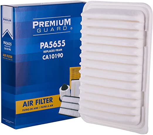 Premium Guard Air Filter PA5655 | Fits 2010-2009 Pontiac Vibe, 2014-2008 Scion xD, 2018-2009 Toyota Corolla, 2014-2009 Matrix, 2018-2006 Yaris