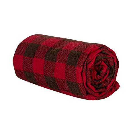 Trend Lab Swaddle Blanket, Brown and Red Buffalo Check