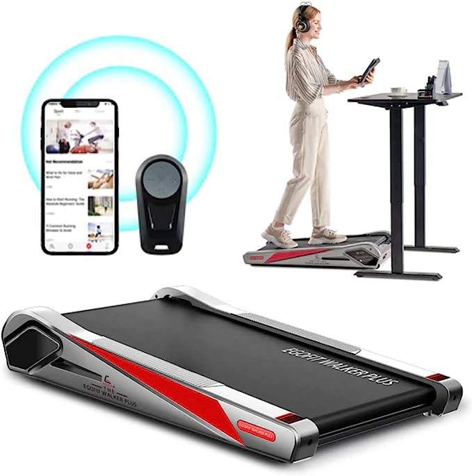 AnthroDesk EgoFit Walker Pro M1 Motorized Treadmill with APP and Remote Control
