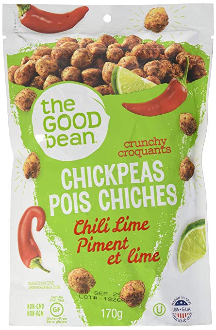 The Good Bean Smoky Chili Lime Chickpea Snacks 170 Gram
