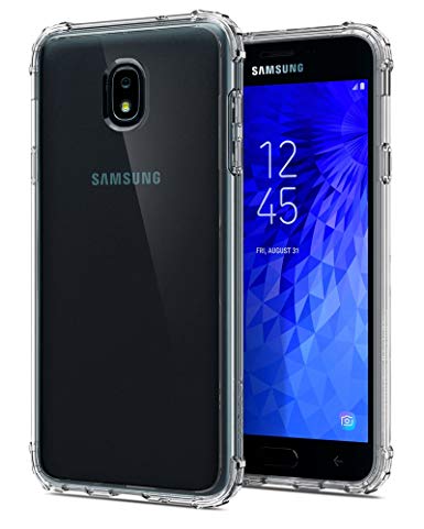 Spigen Ultra Hybrid Galaxy J7 Refine Case/Galaxy J7 2018 Case/Galaxy J7 Star Case with Air Cushion Technology and Clear Hybrid Drop Protection for Galaxy J7(2018) - Crystal Clear