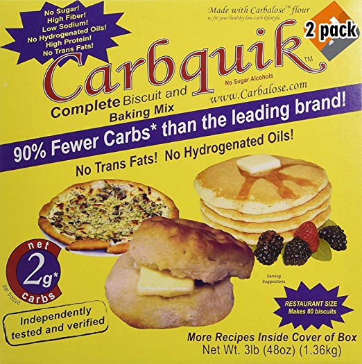 Carbquik Baking Biscuit Mix (48oz) - 2 Pack (Original Version)