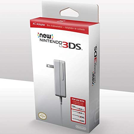 New Nintendo 3DS AC Adapter/Charger for 3DS XL, 3DS, 2DS - (USA, Retail Box)