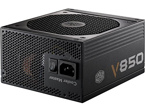 Cooler Master V850 - Fully Modular 850W 80 PLUS Gold PSU with Silencio Silent 135mm fan (6th Generation Skylake Ready)