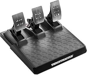 Thrustmaster T3PM - Jeu de pédales magnétiques de haute précision avec force de freinage réglable pour PC, PS4, PS5, Xbox One et Xbox Series X|S