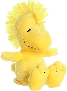 Aurora® Timeless Peanuts® Shoulderkins™ Woodstock Stuffed Animal - Classic Characters - Lasting Memories - Yellow 5 Inches